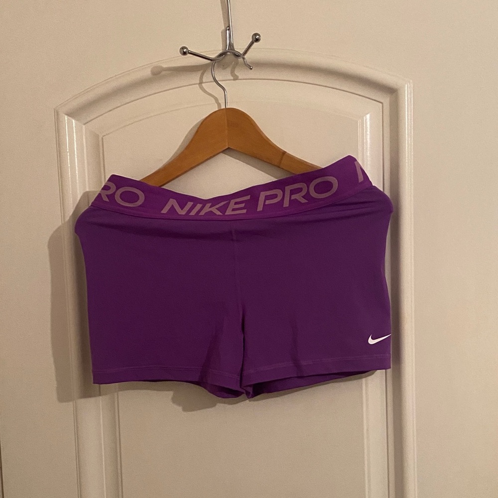 Nike Women's Athletic Shorts in Purple new!
